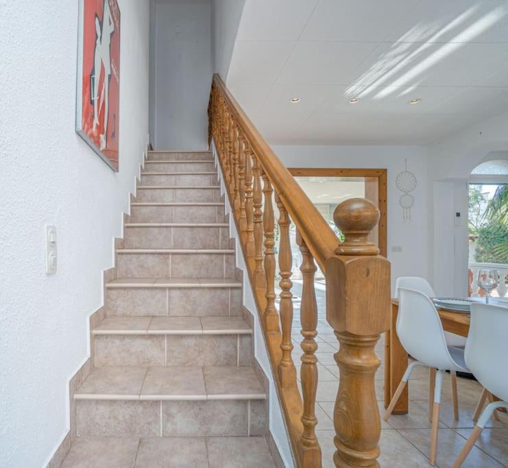 Willa Sm21-gran En La Playa, 4 Habitaciones, Climatizada, Piscina, Barbacoa Y Wifi *